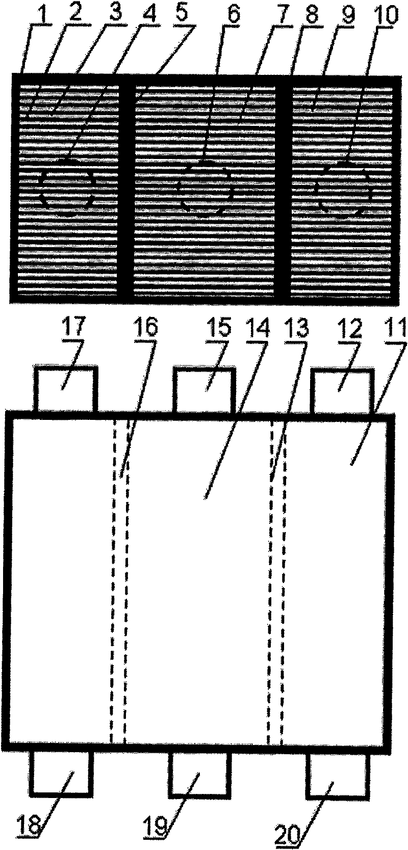 Fuel oil and lubricating oil heat exchanger of light aircraft engine