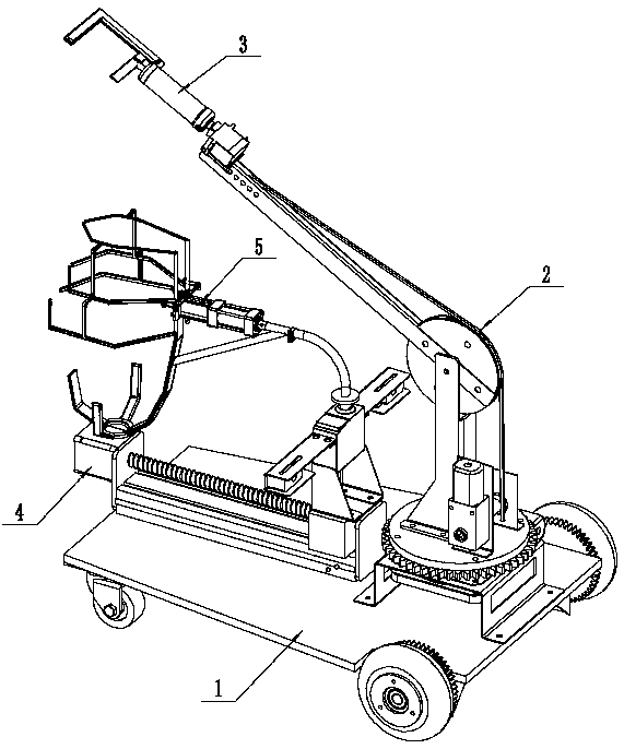 Banana picking vehicle