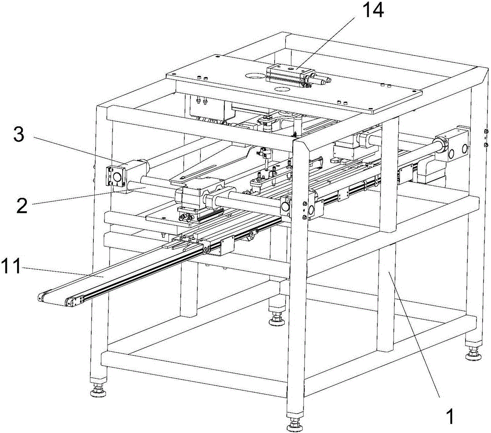 Automatic reversing opening tidying device suitable for ceramic PTC assembly