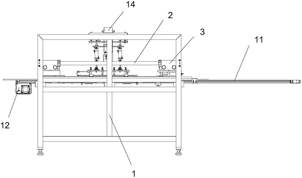 Automatic reversing opening tidying device suitable for ceramic PTC assembly