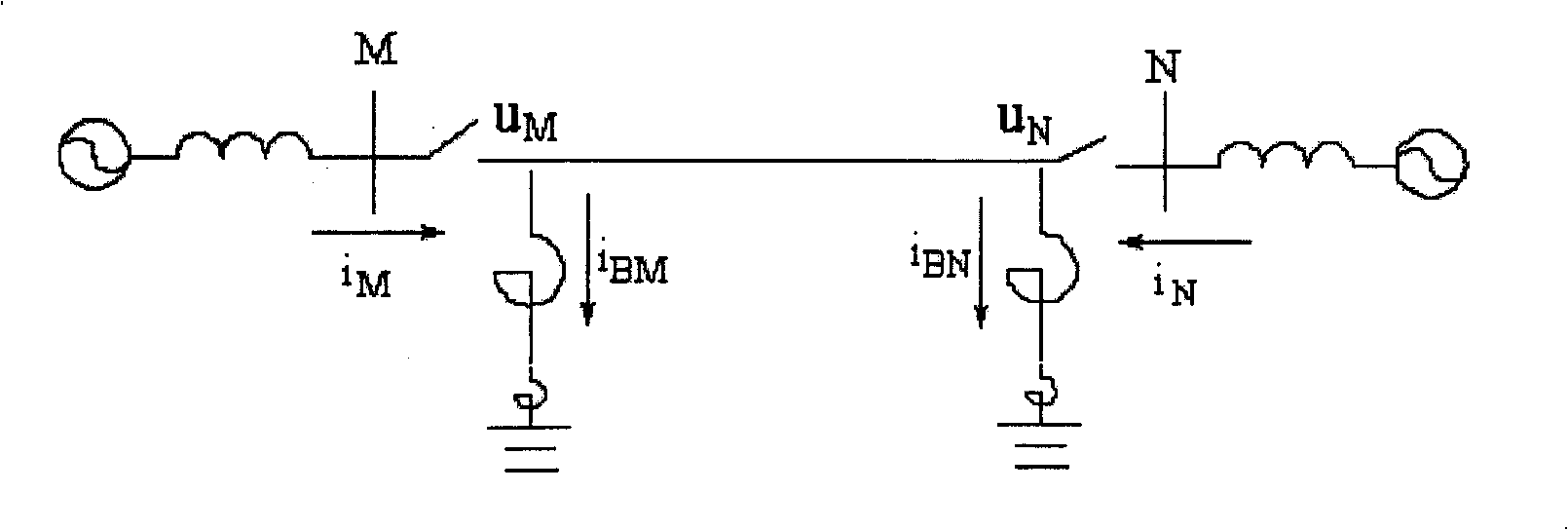 Equal-transmission instantaneous value differential protection method of microcomputer protection for remote transmission line