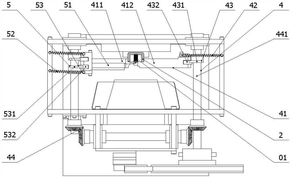 Folding and shearing device for PIN folding machine and PIN folding machine