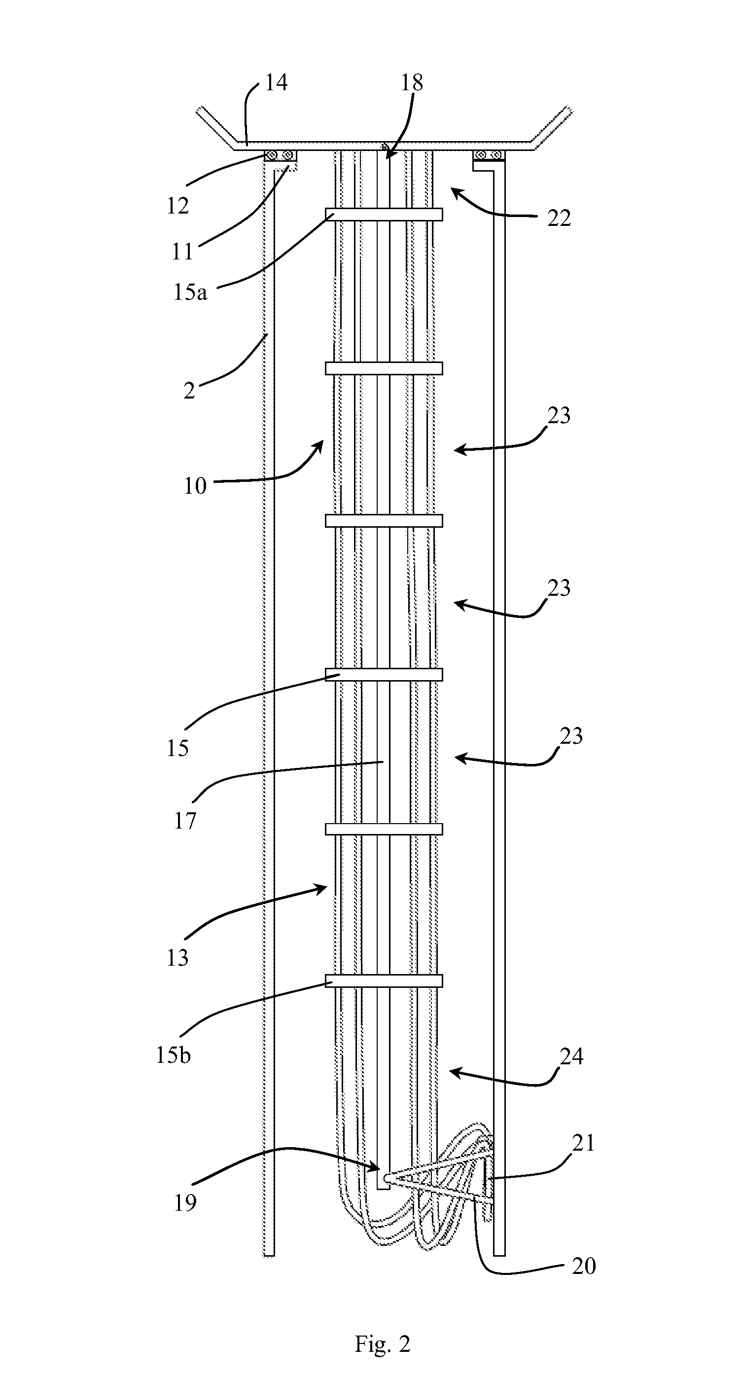 System for twisting cables in a wind turbine tower