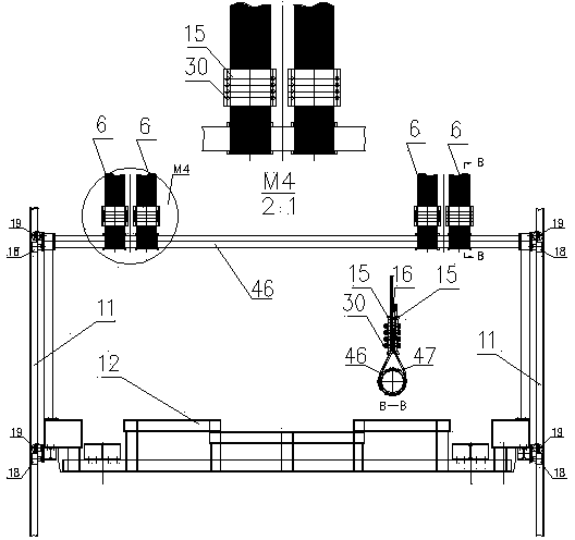 Novel lifting device of vertically-lifted type stereo garage