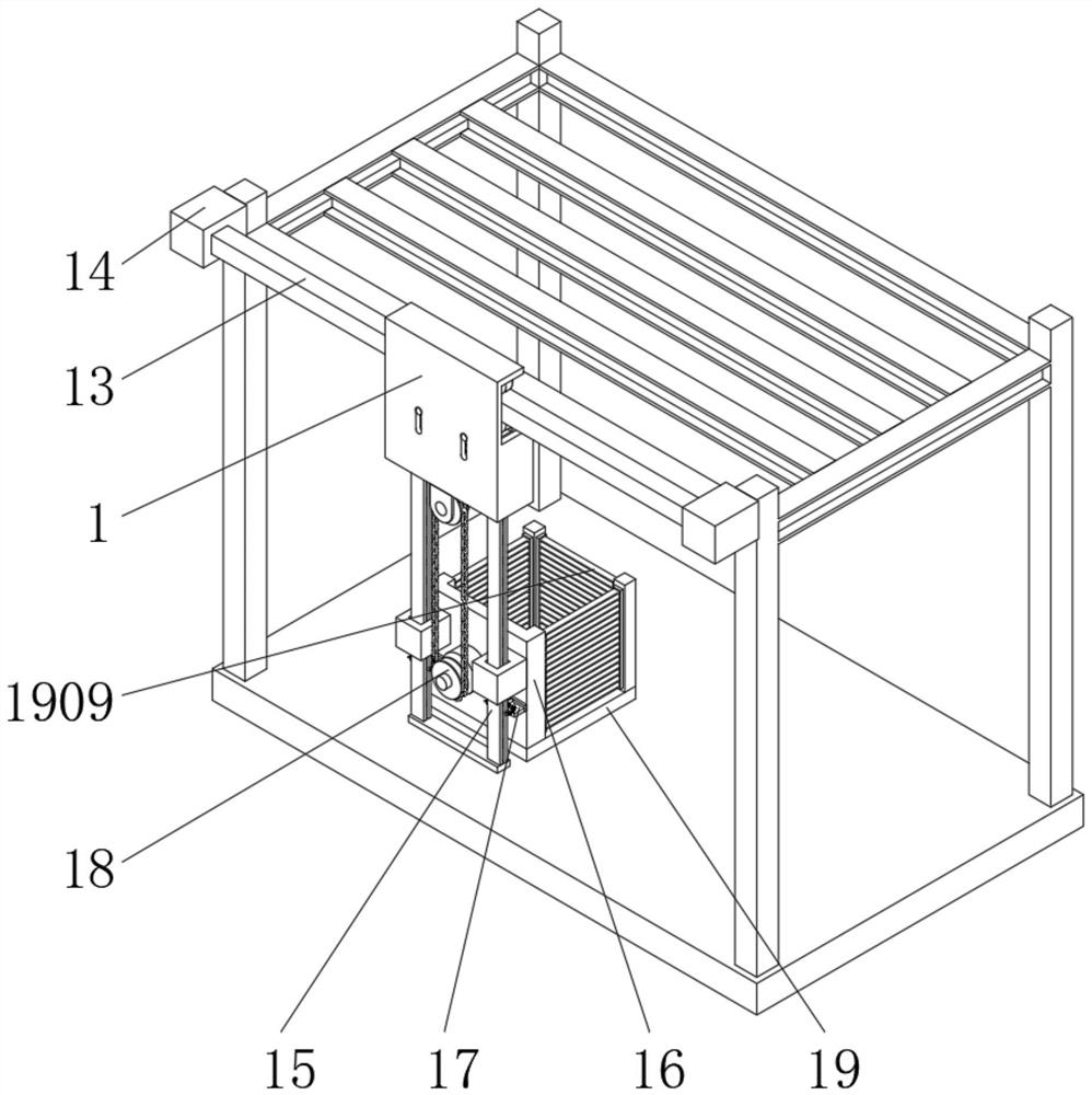 Safety device for steel structure building engineering construction site