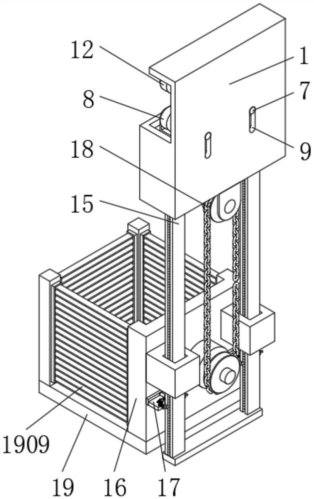 Safety device for steel structure building engineering construction site