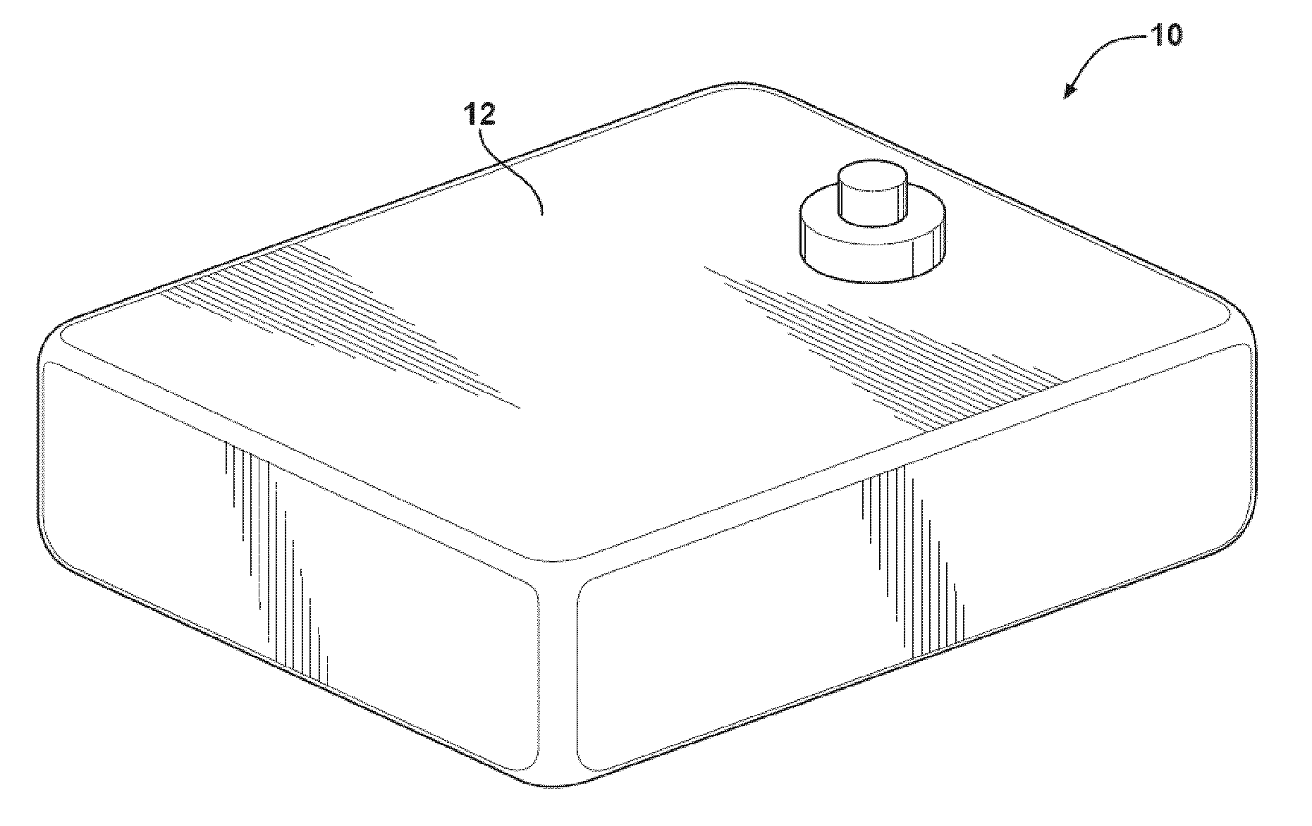 Single layer fuel tank