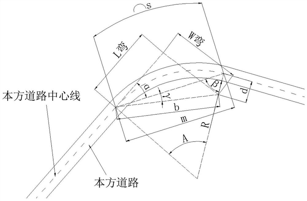 Method for determining road lighting range of front lighting lamp of automobile