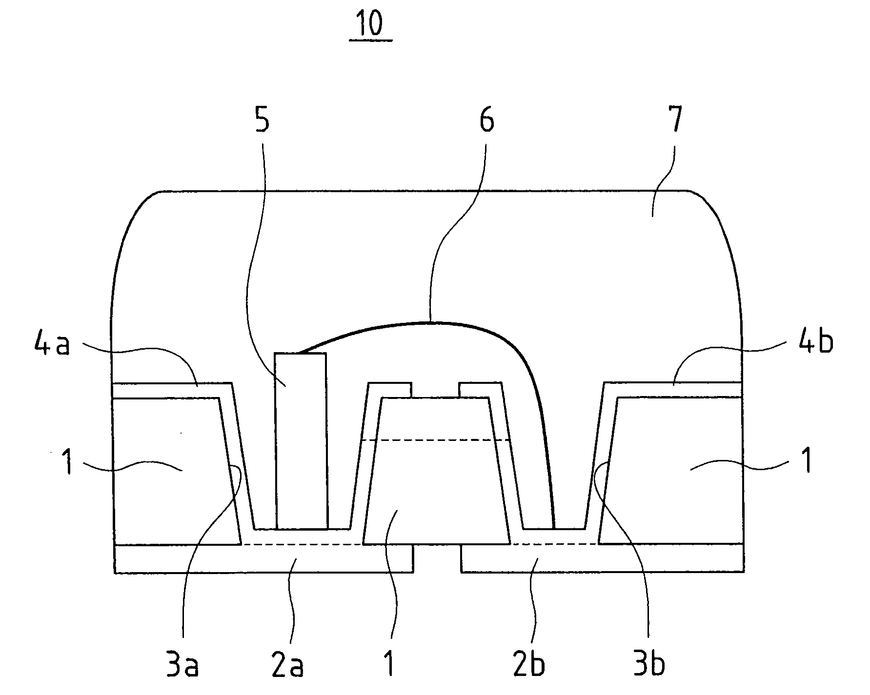 Chip-type LED and method of manufacturing the same