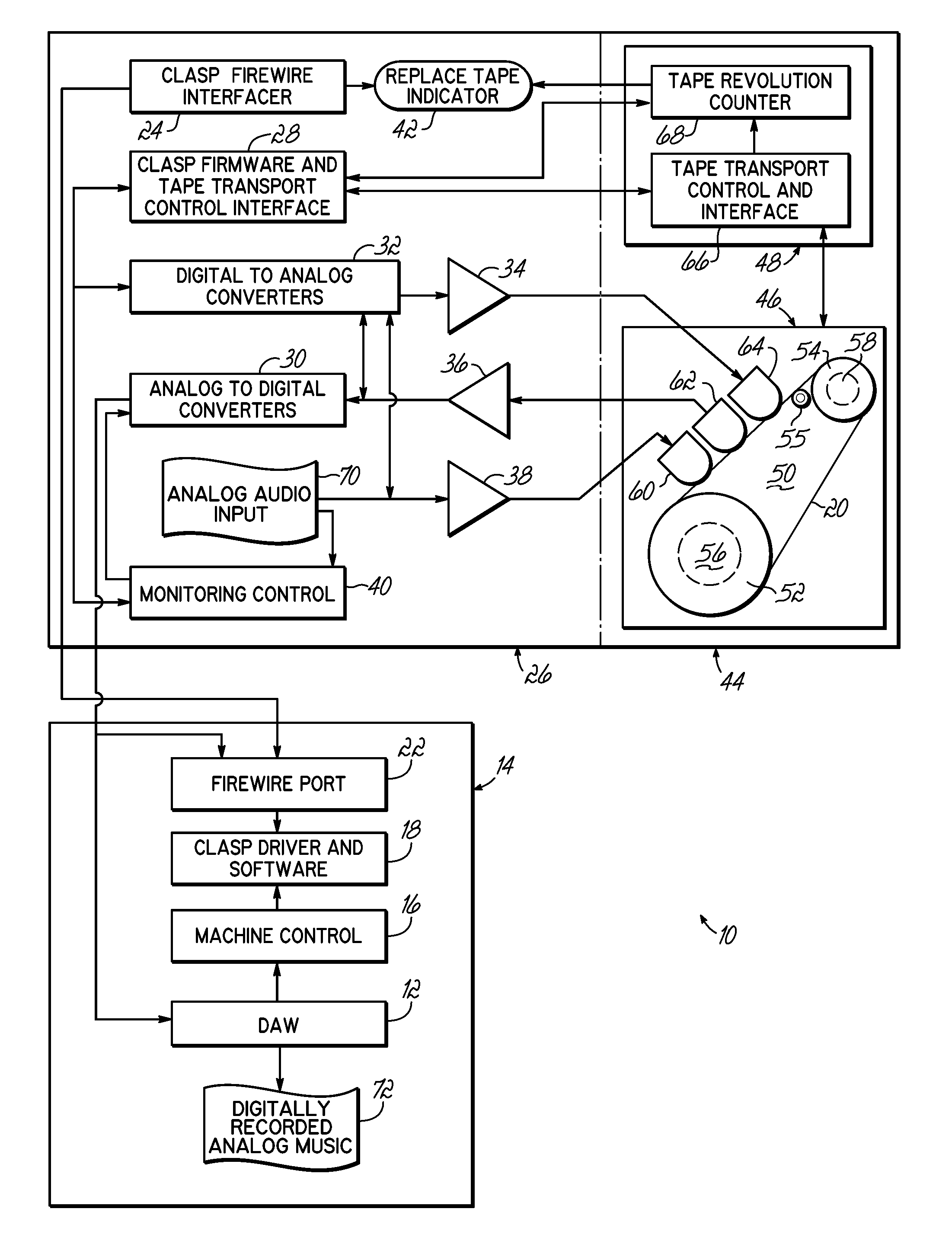 Closed loop analog signal processor ("clasp") system