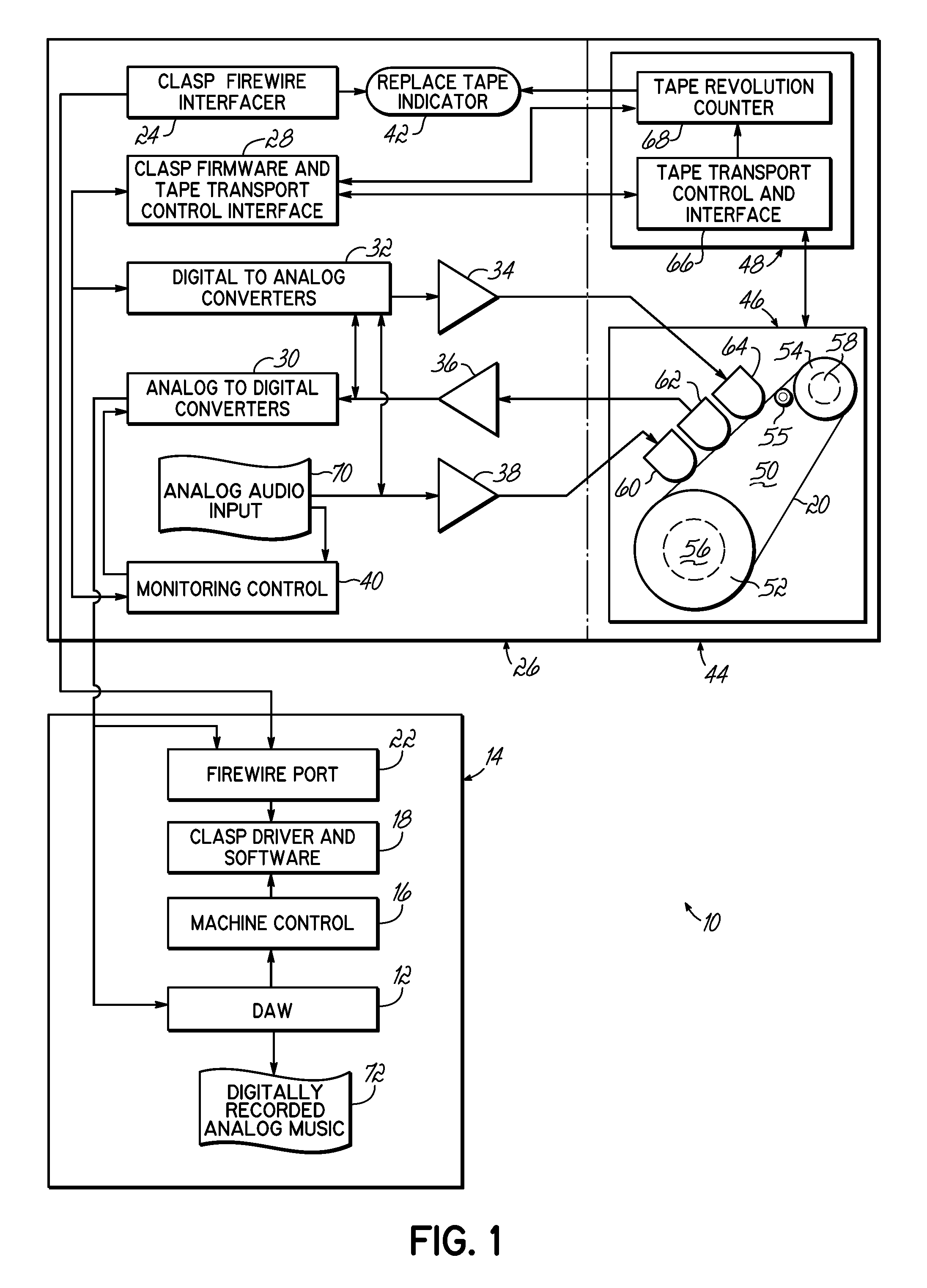 Closed loop analog signal processor ("clasp") system