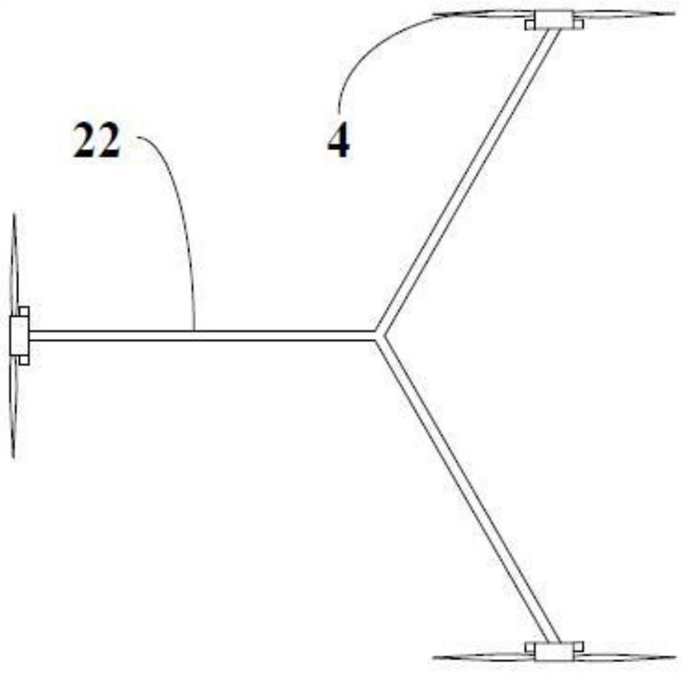 Flapping rotor wing device capable of ascending, half-rotating and descending