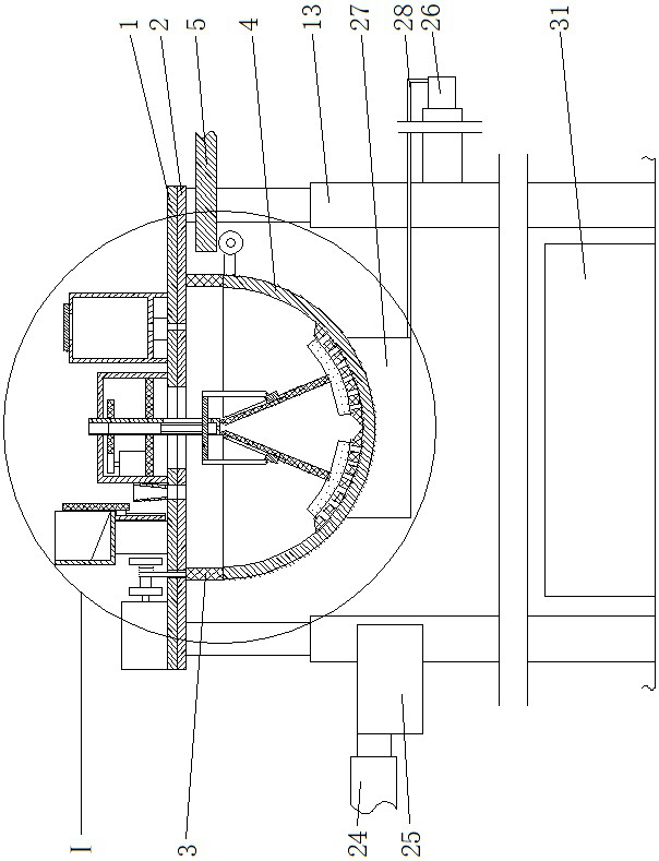 Energy-saving and environment-friendly peanut frying processing device