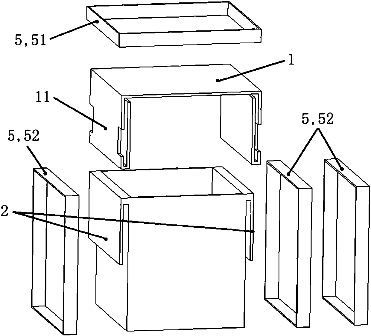 Packaging box for hoisting