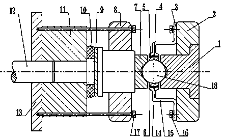 Thermal simulation test auxiliary device for round bar metal forged piece and using method thereof