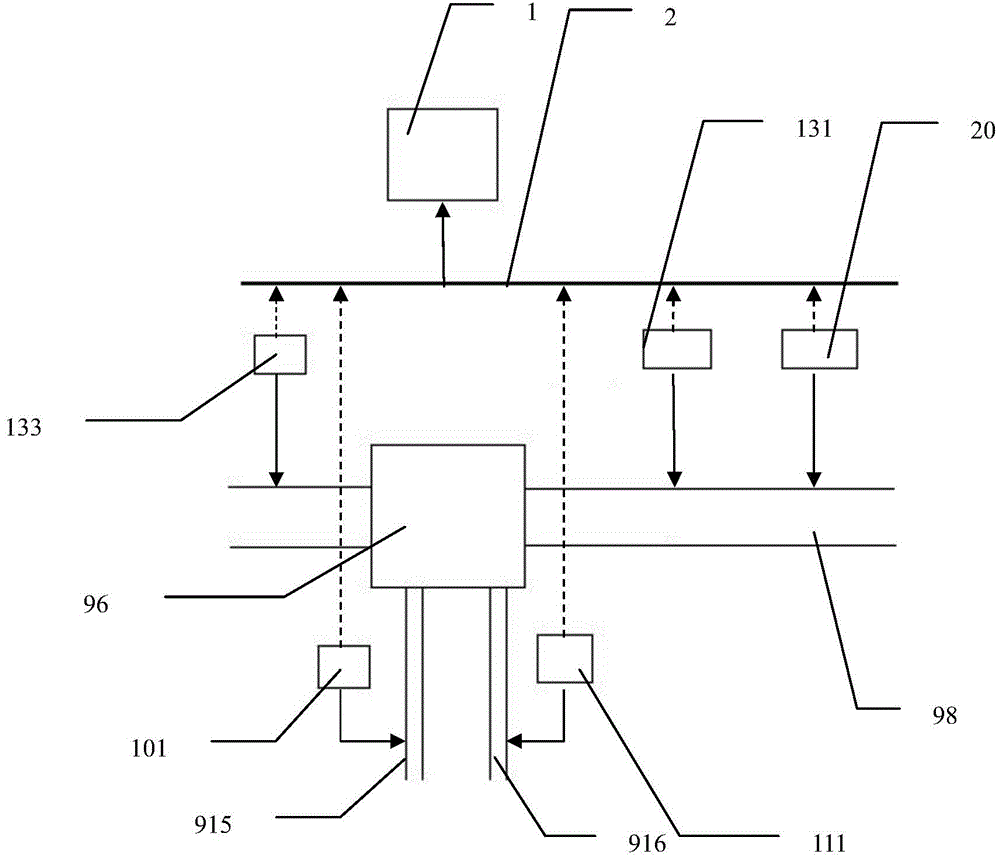 Overall energy saving control device of central air conditioner