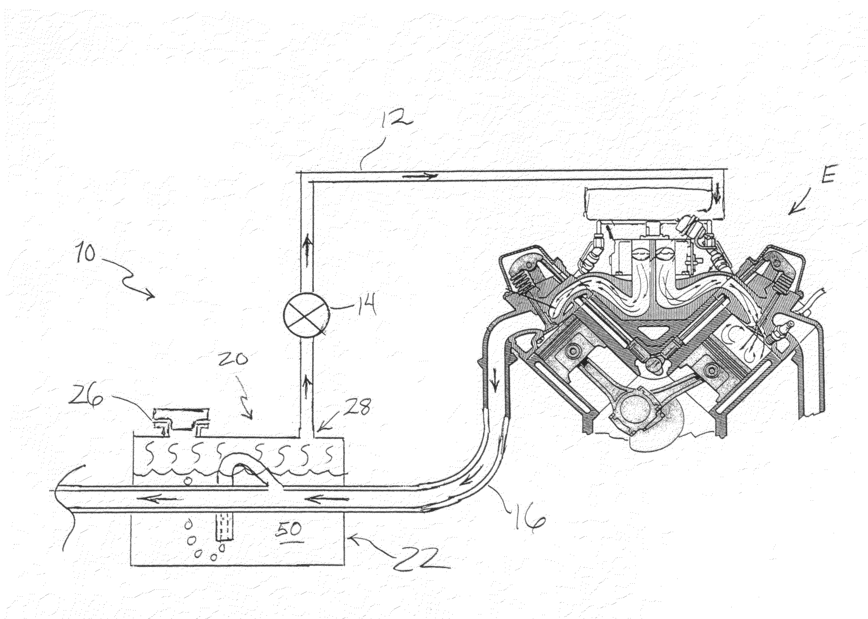 Hydrated EGR system, method and apparatus for reducing harmful exhaust emissions and improving fuel economy