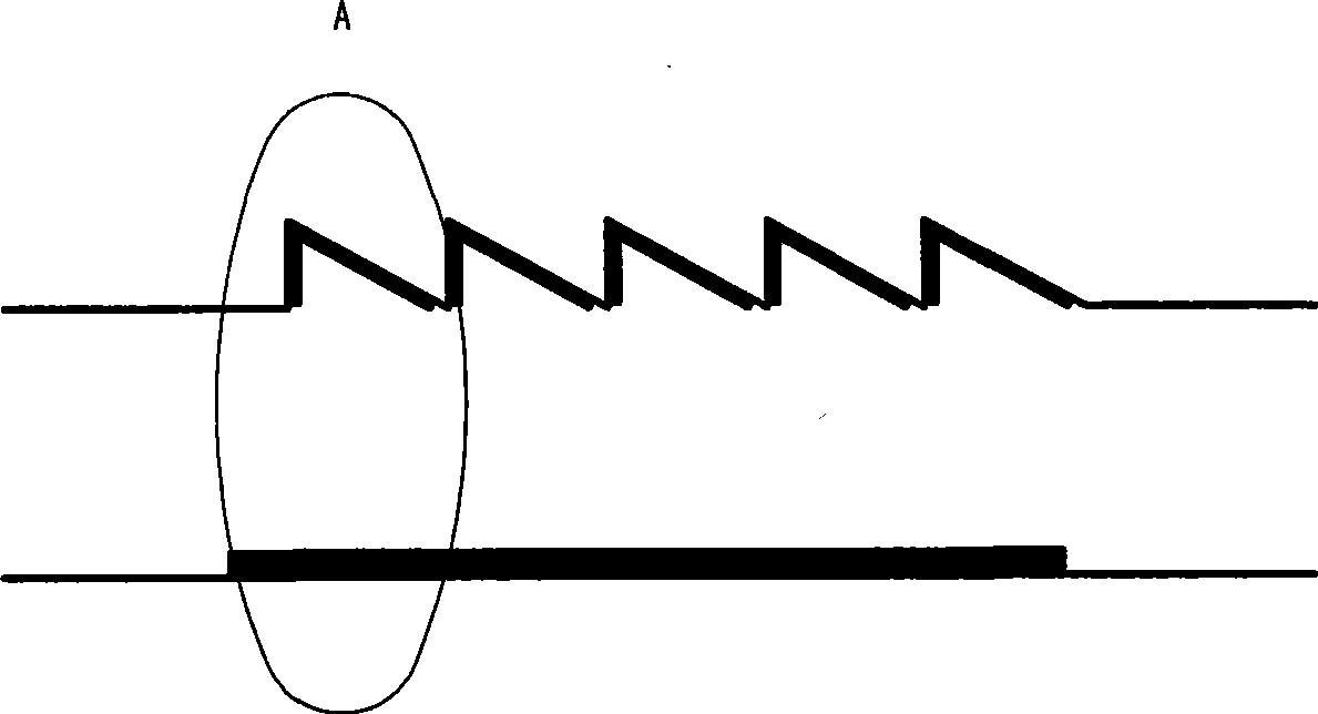 Sudden expansion ceramic tube for sewage disposal