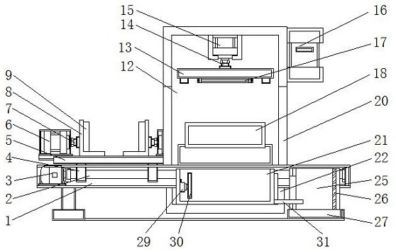 Strength testing device for radar part production and processing