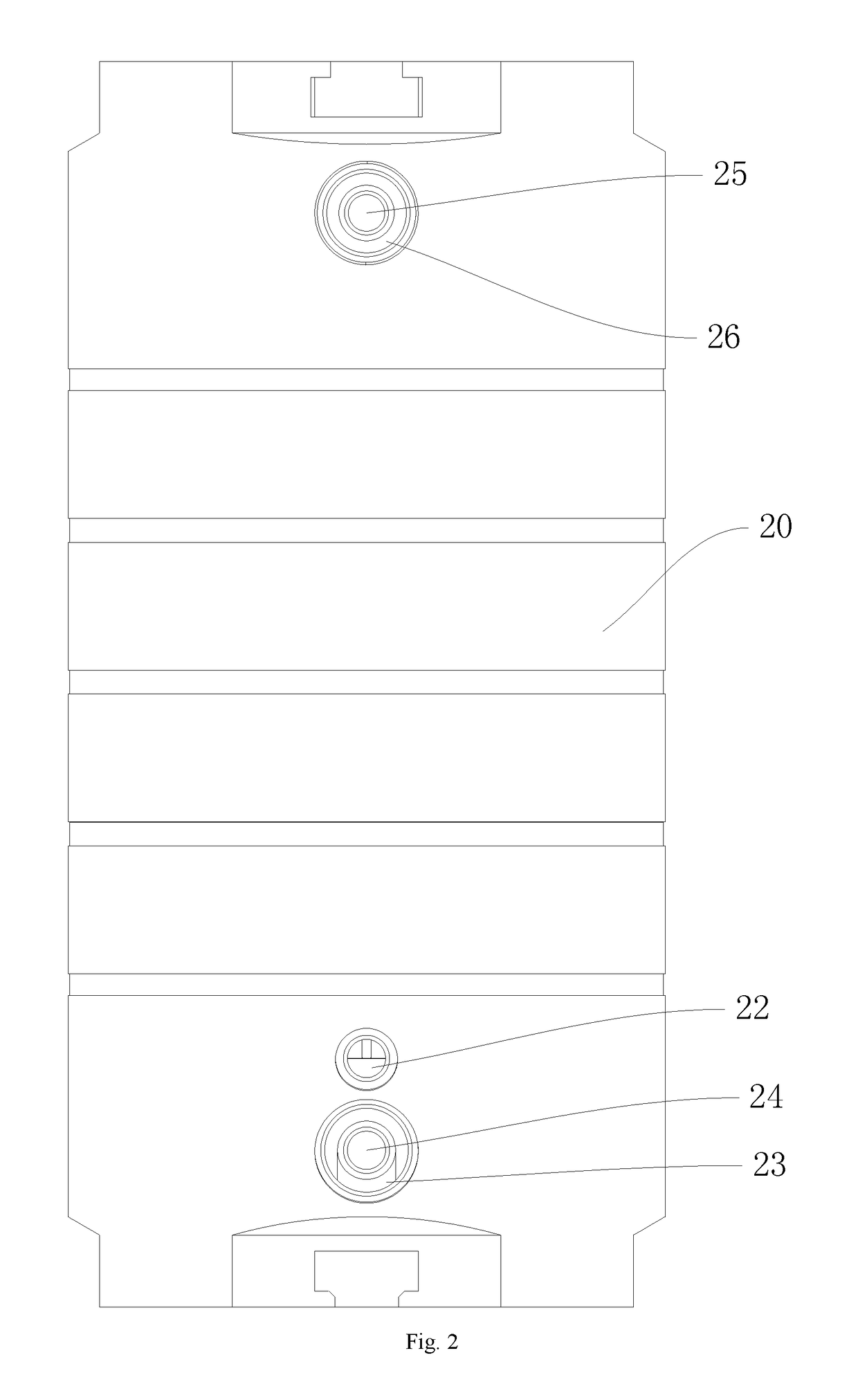 Integrated composite filter cartridge and water purifying system having same