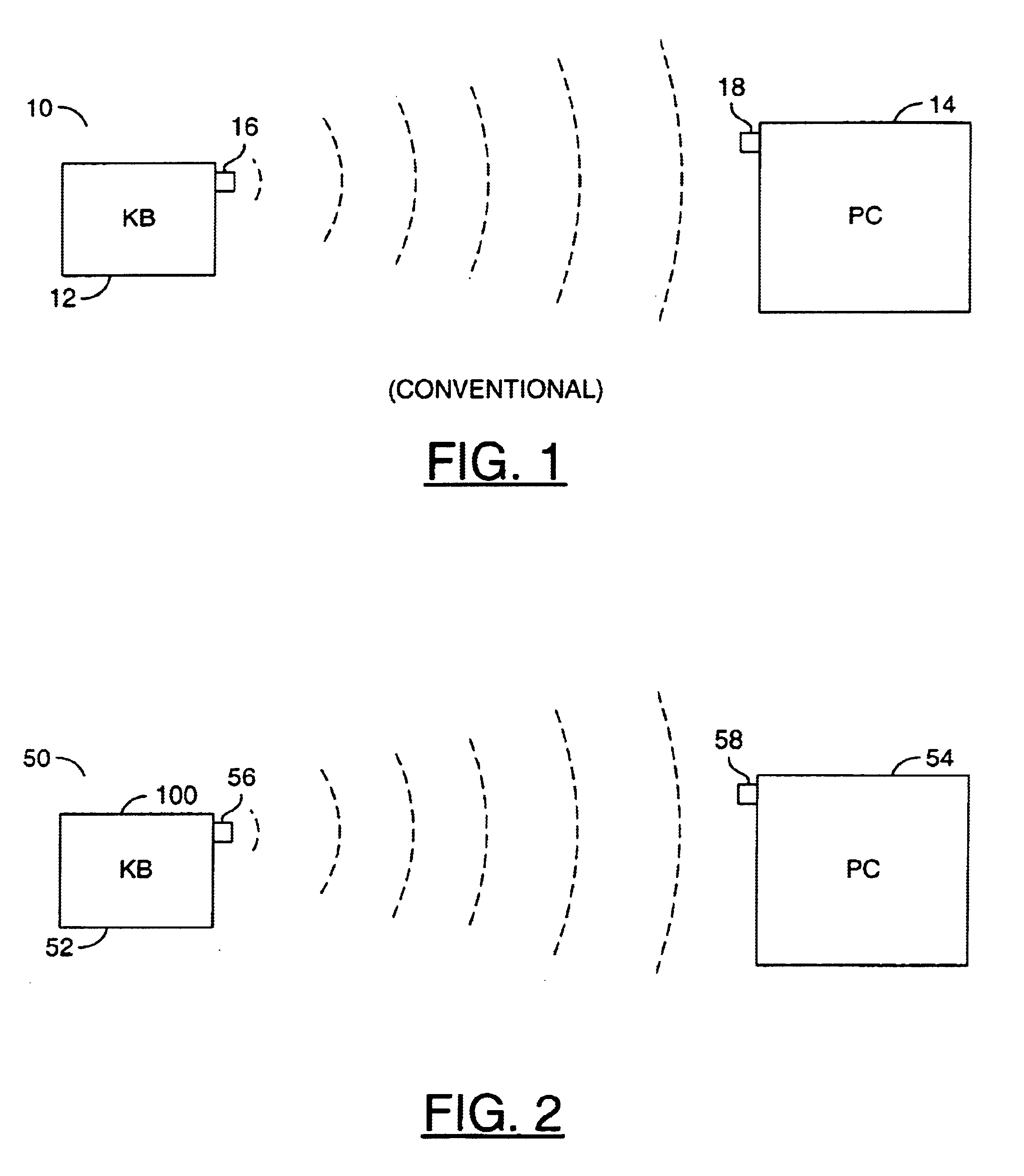 Method and/or apparatus for implementing security in keyboard-computer communication