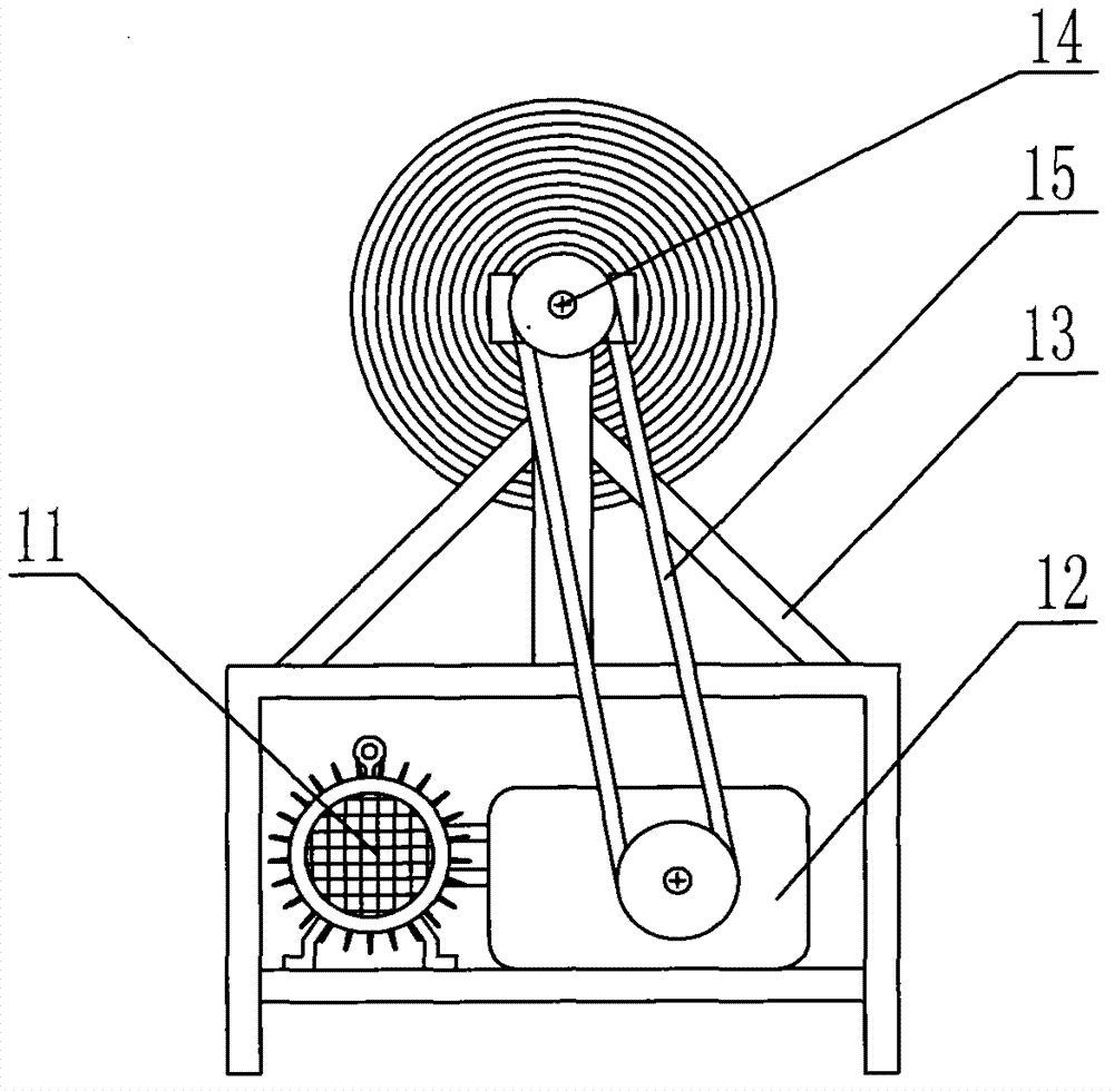 Oblique wave padding forming machine of cooling tower