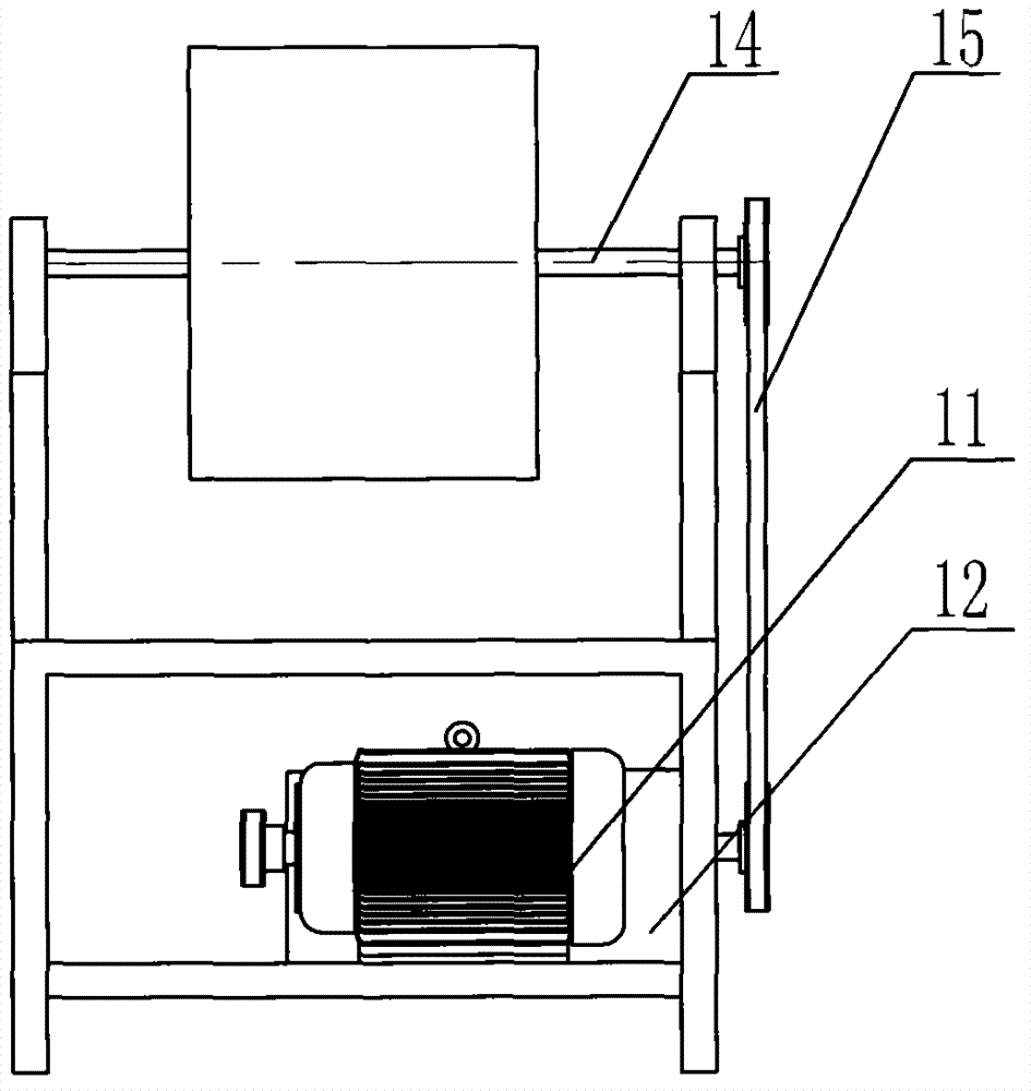 Oblique wave padding forming machine of cooling tower