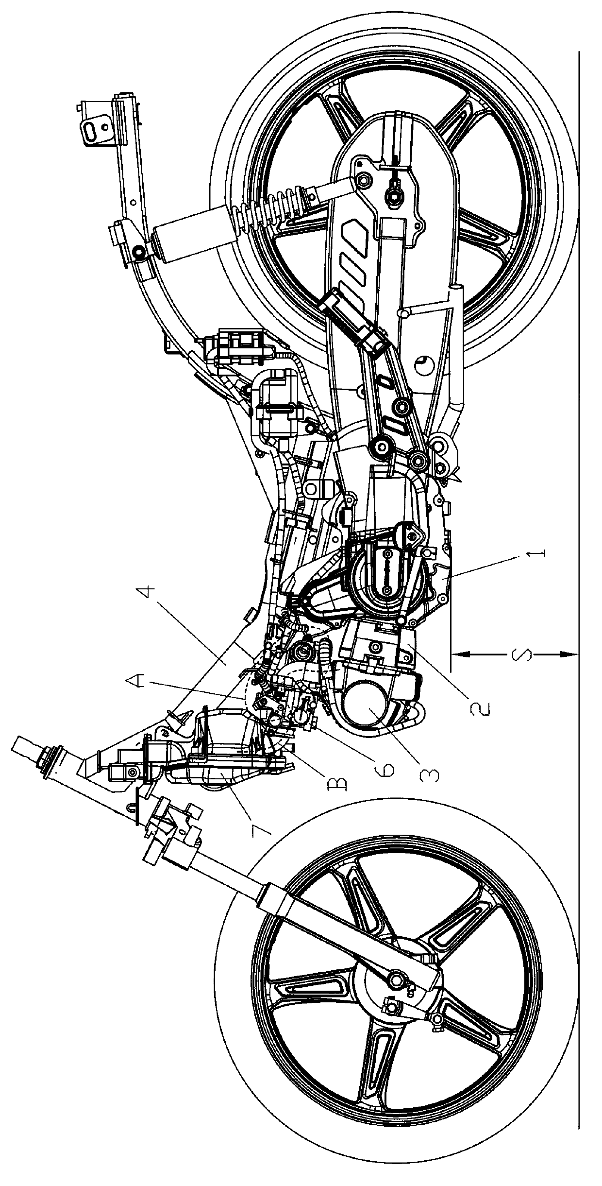 Motorcycle engine