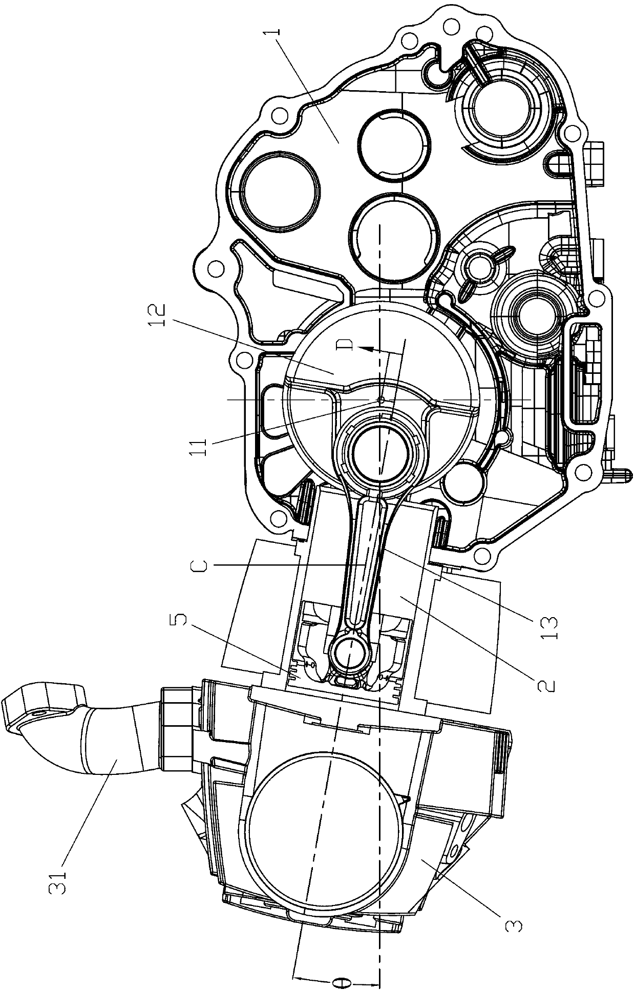 Motorcycle engine