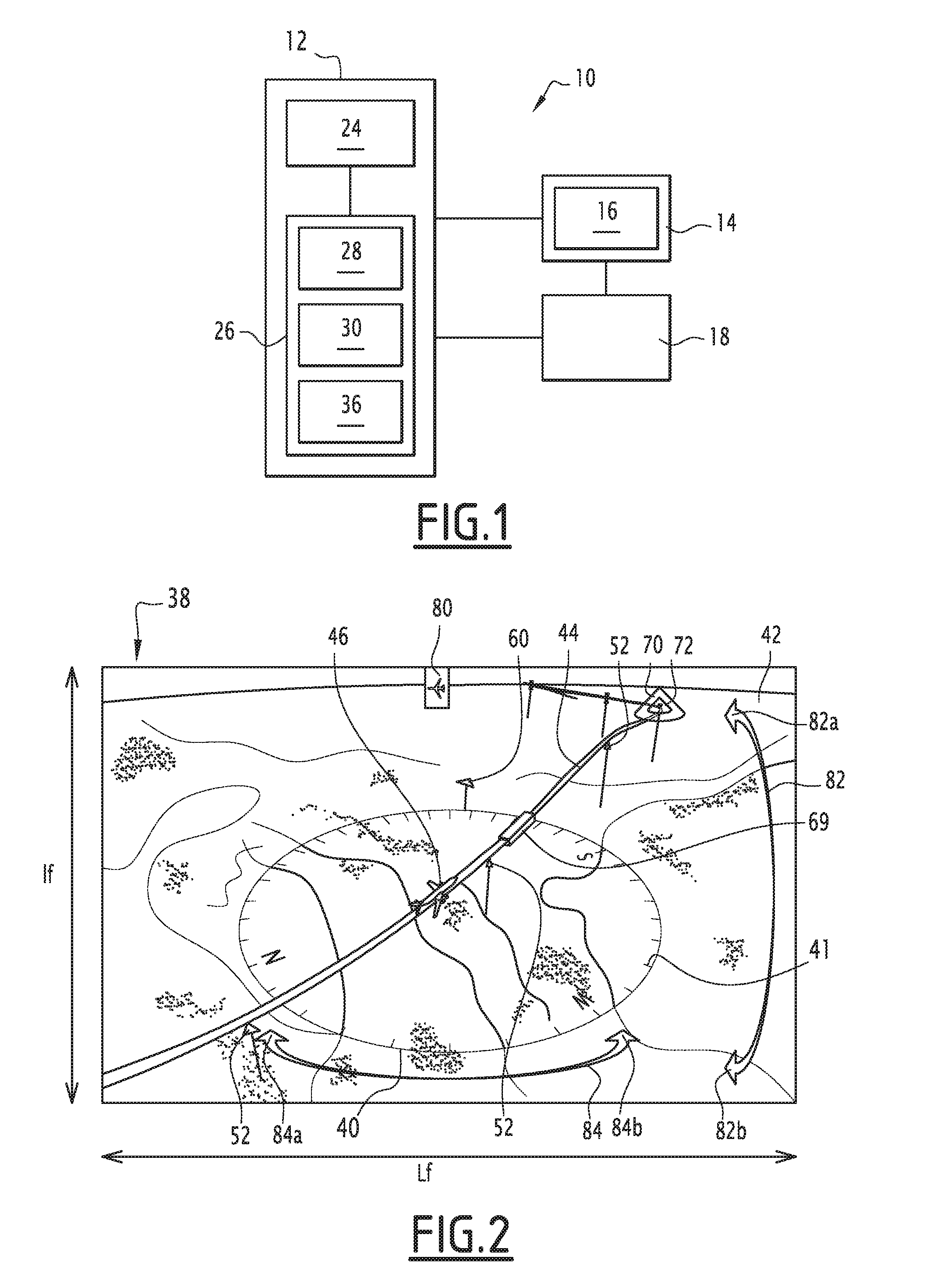 System for displaying information related to a flight of an aircraft and associated method