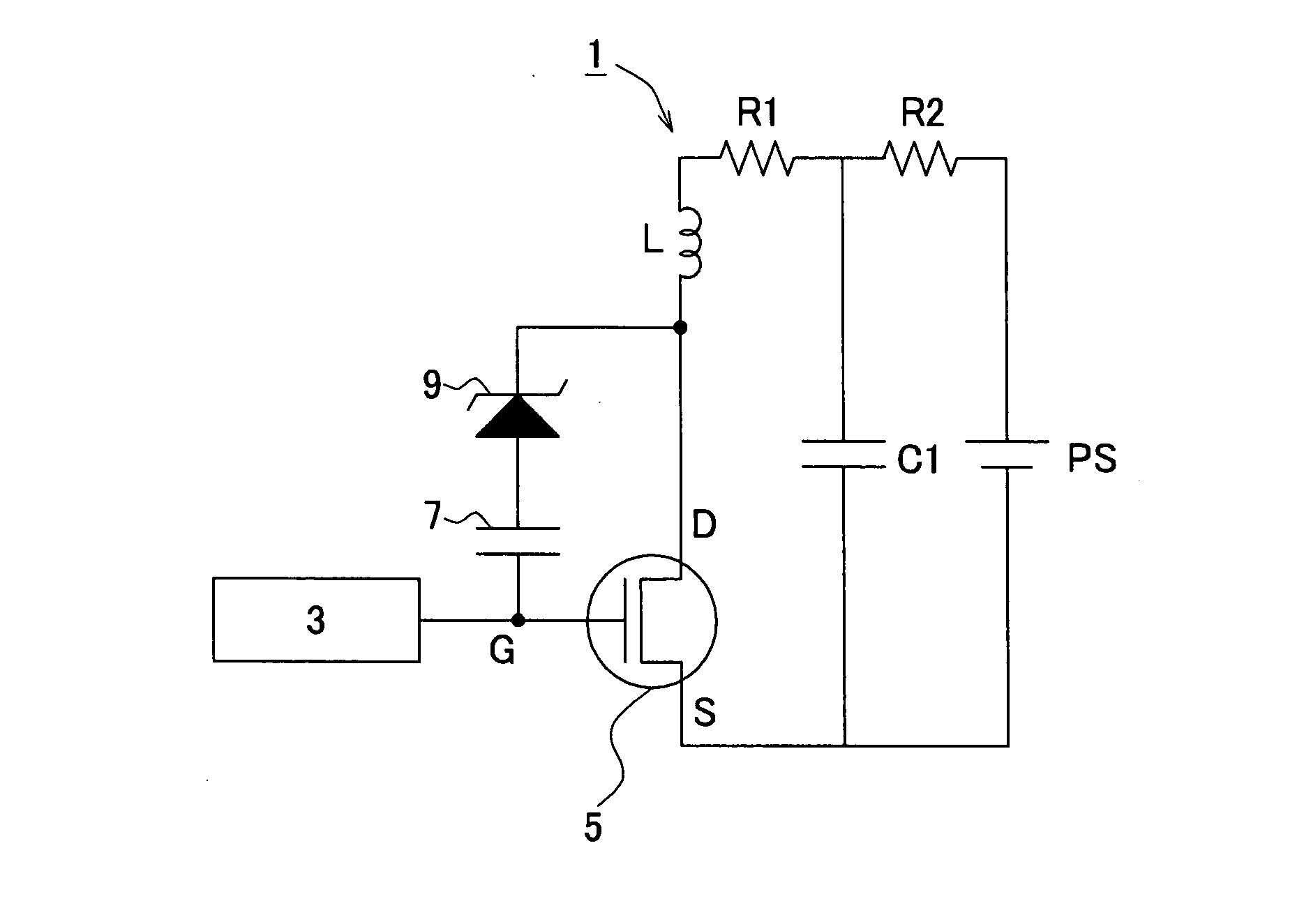 Switching circuit and driving circuit for transistor