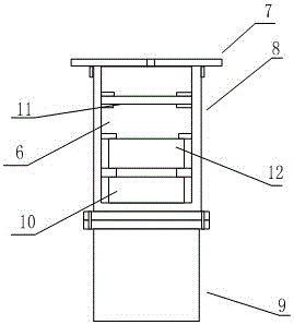 Water surface floating platform with stability control device