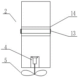 Water surface floating platform with stability control device