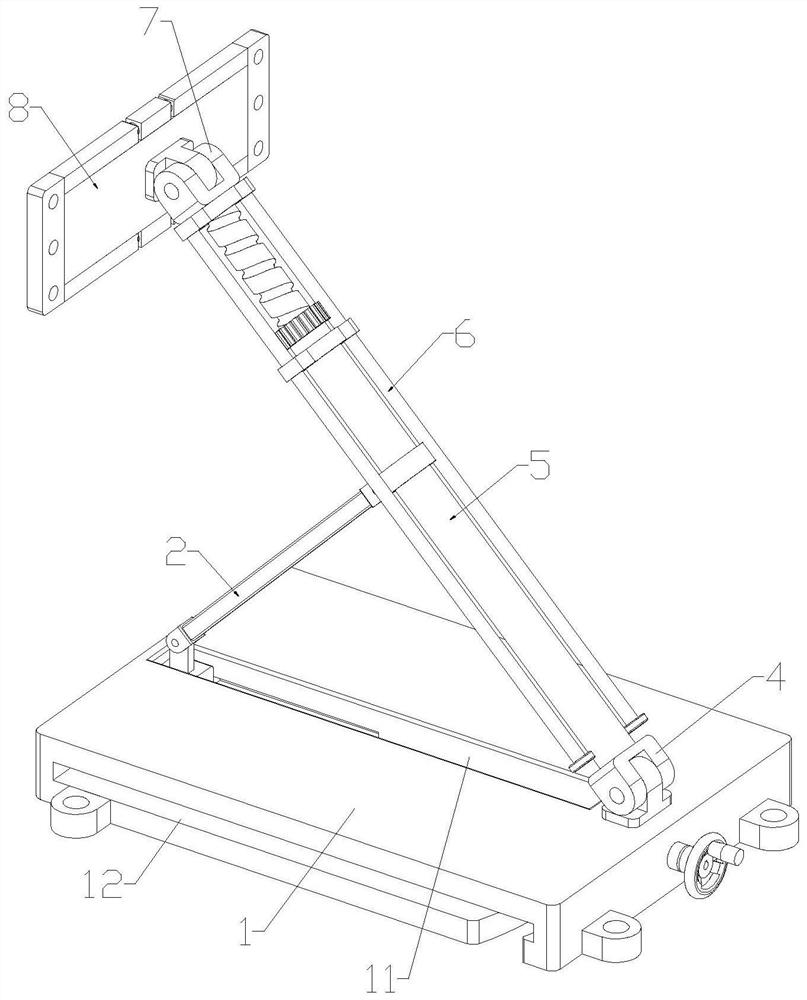 Concrete member formwork supporting system and construction method thereof