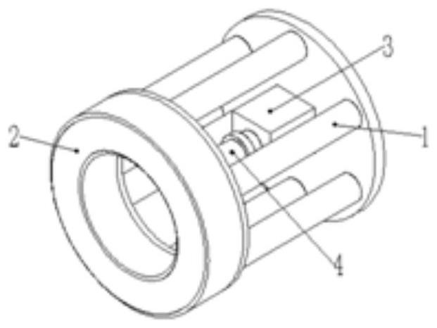 Locomotive cylinder cover cross arm guide rod installation precision detection system and method