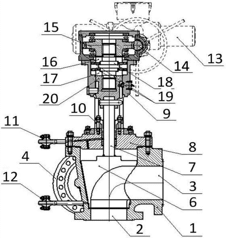 Electric four-way plug valve