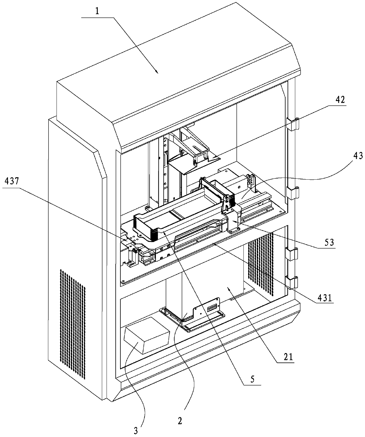 Sliding 3D printing device and printing method thereof