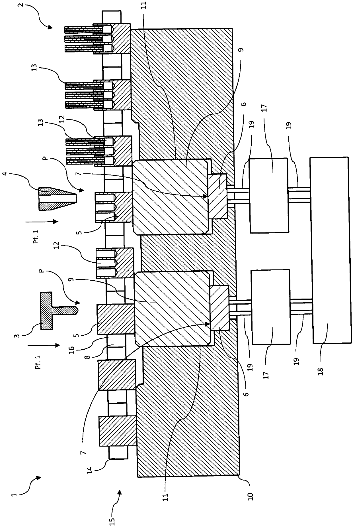 Method and device for the manufacture of scrubbing brushes and/or painting brushes