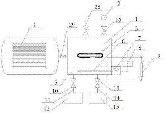 Vacuum freeze drying device and method