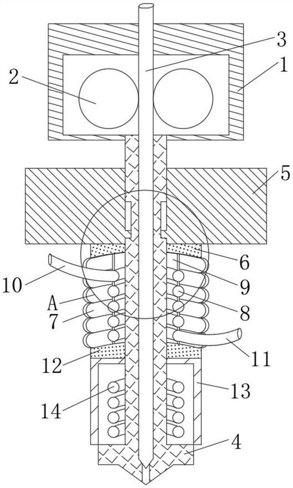 Anti-deformation 3D printer nozzle