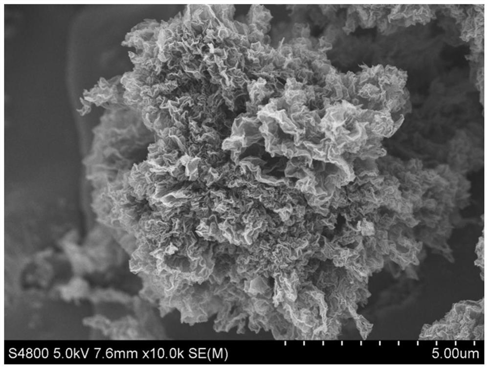 A kind of preparation method of wrinkled graphene and its electromagnetic shielding material