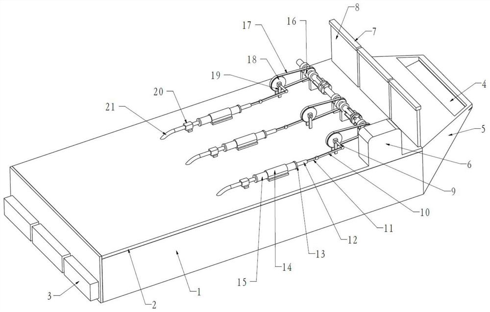 Vacuum cooling equipment used in the production of meltblown materials