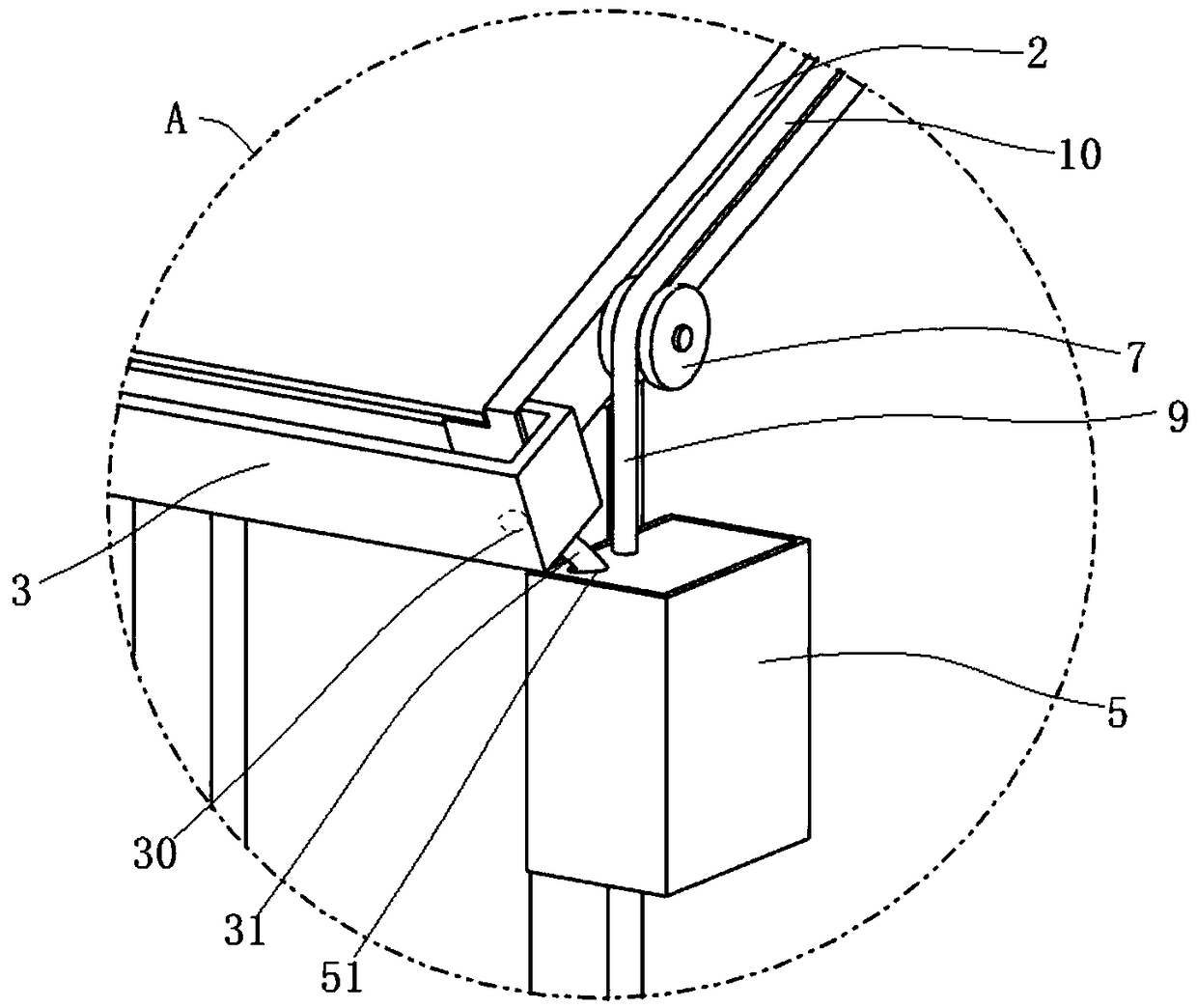 Photovoltaic power generation bracket for improving solar energy conversion rate and an installation and construction method thereof