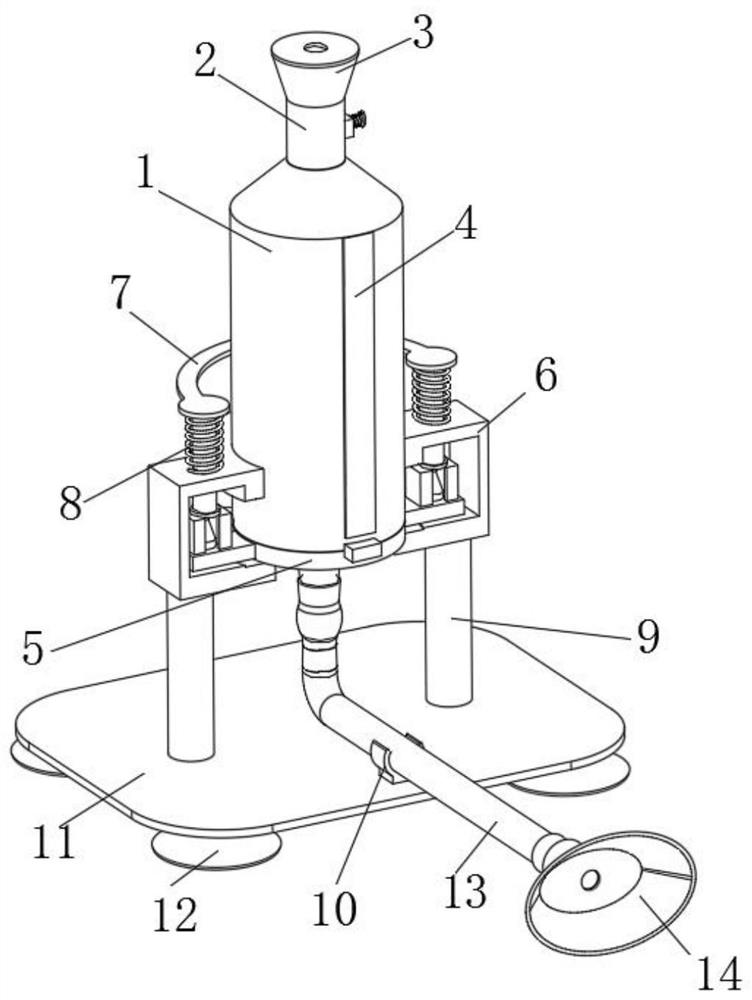 Respiratory rehabilitation training device for rehabilitation department