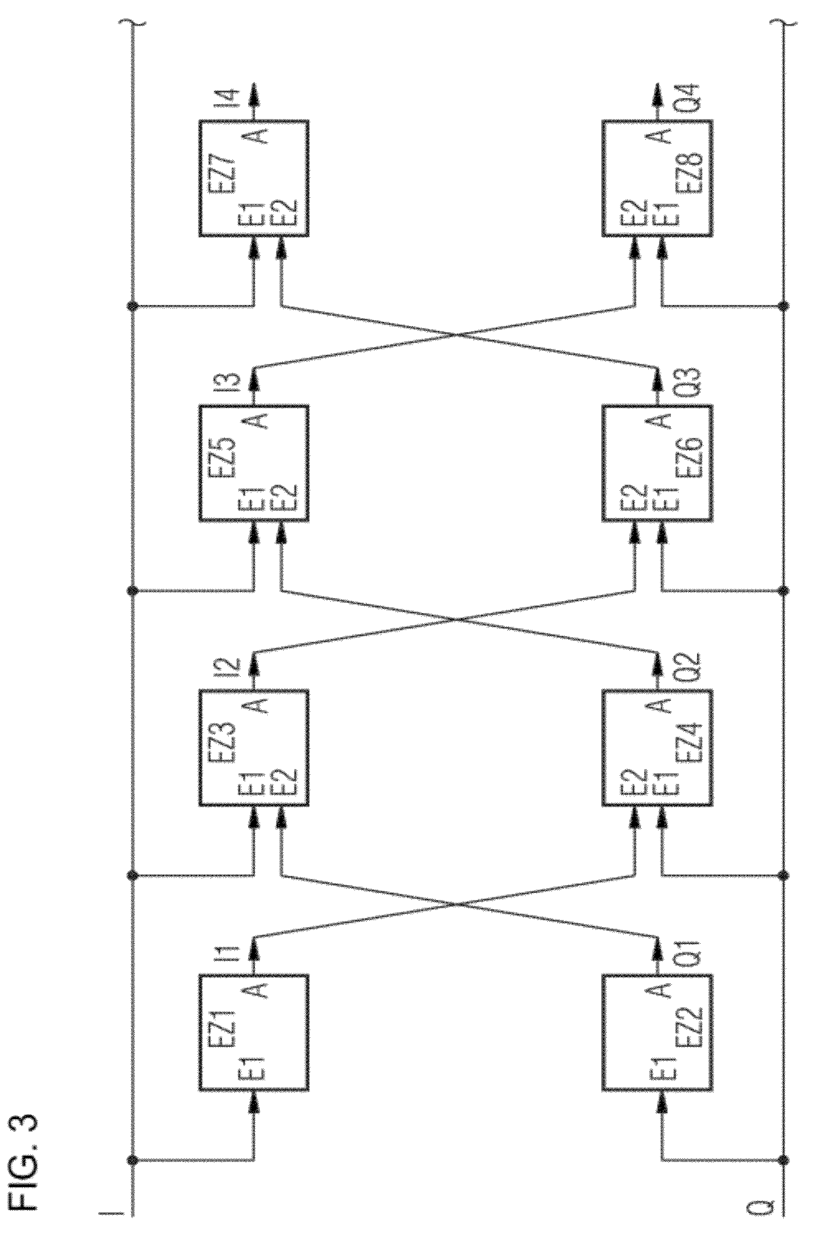 Receiver structure and method for the demodulation of a quadrature-modulated signal