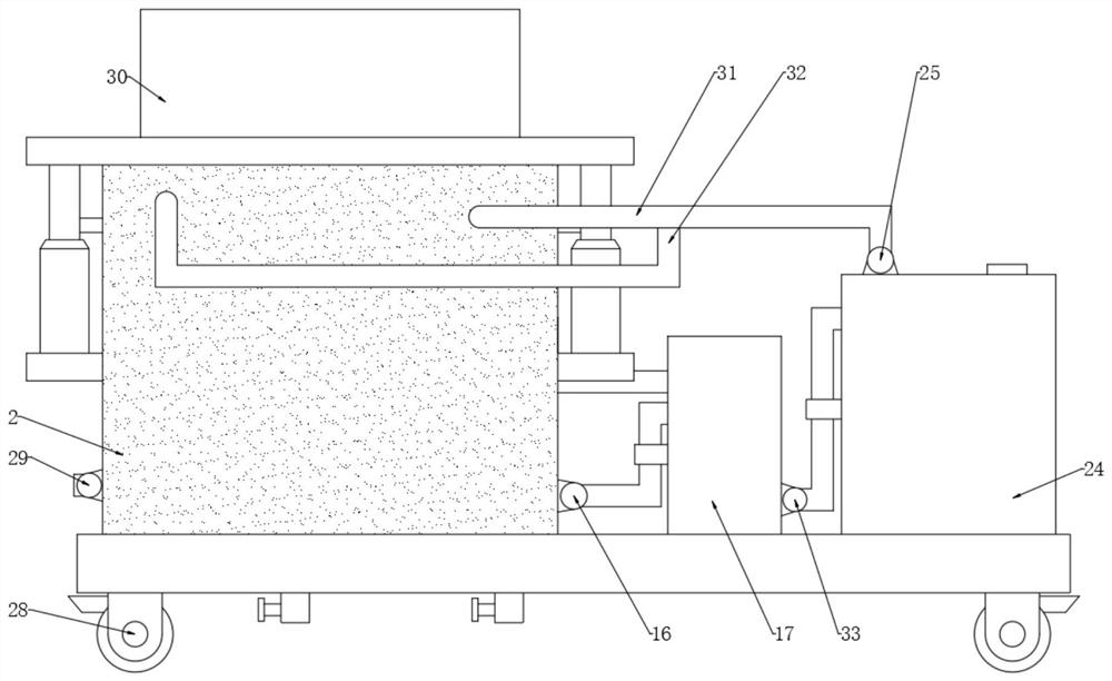 Pesticide mixing device with good mixing effect and using method