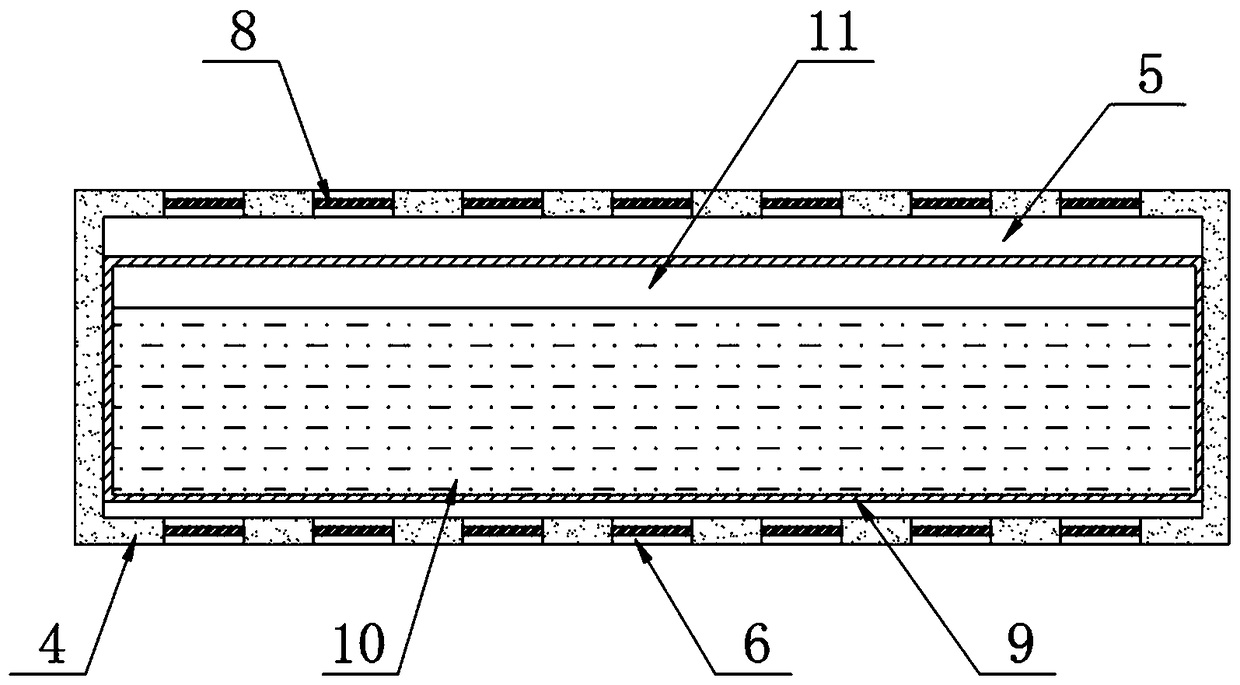 Novel building wall body with fire prevention, heat preservation and noise reduction