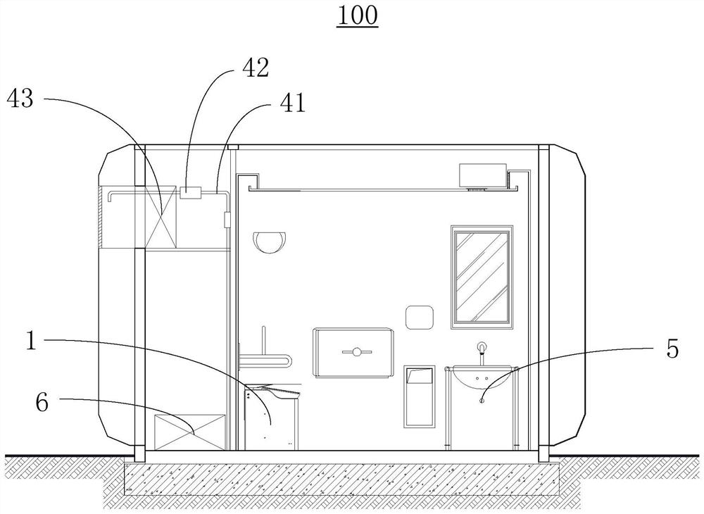 Toilet device and toilet device control method