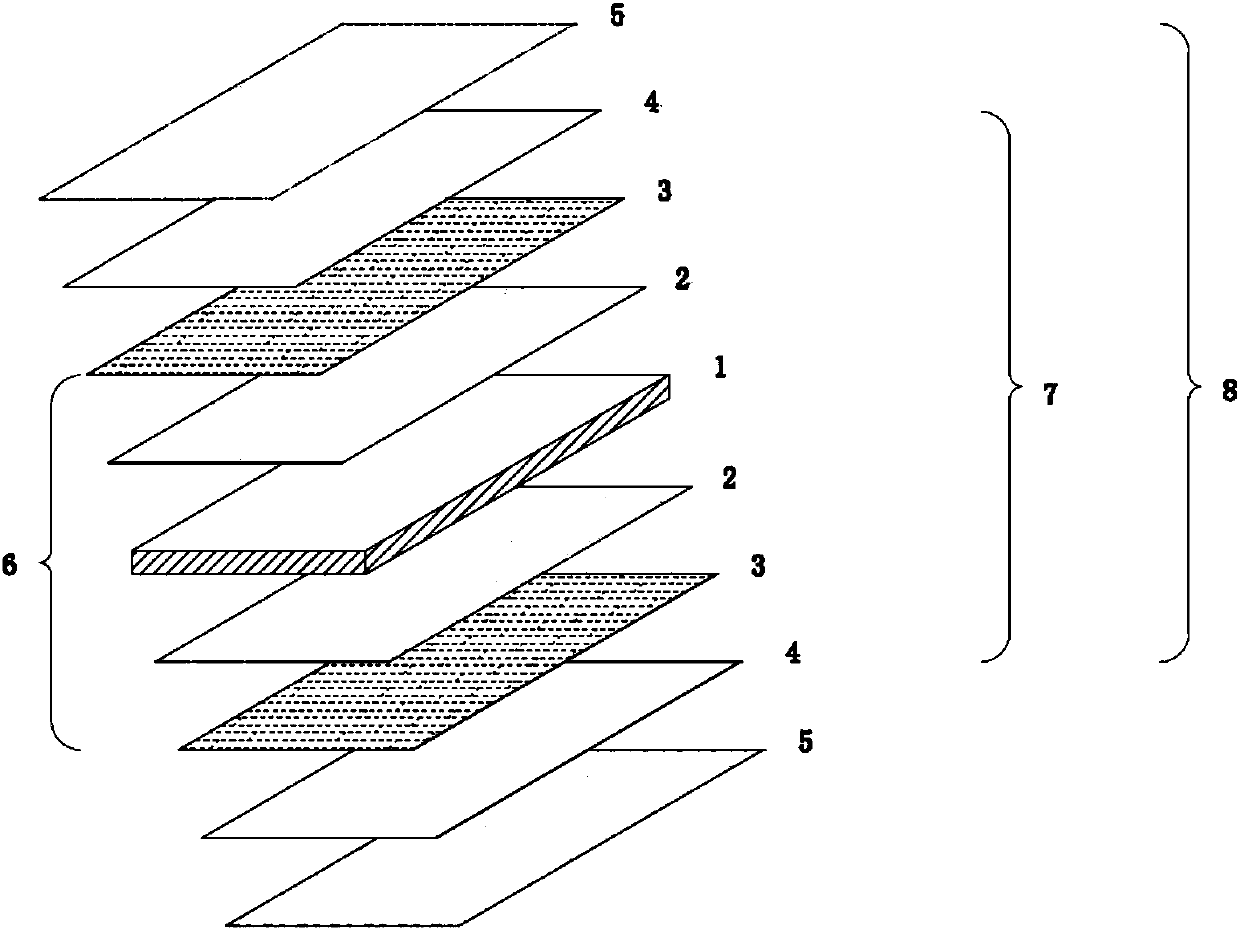 Formaldehyde-free paint-free water-based fiberboard and preparation process thereof