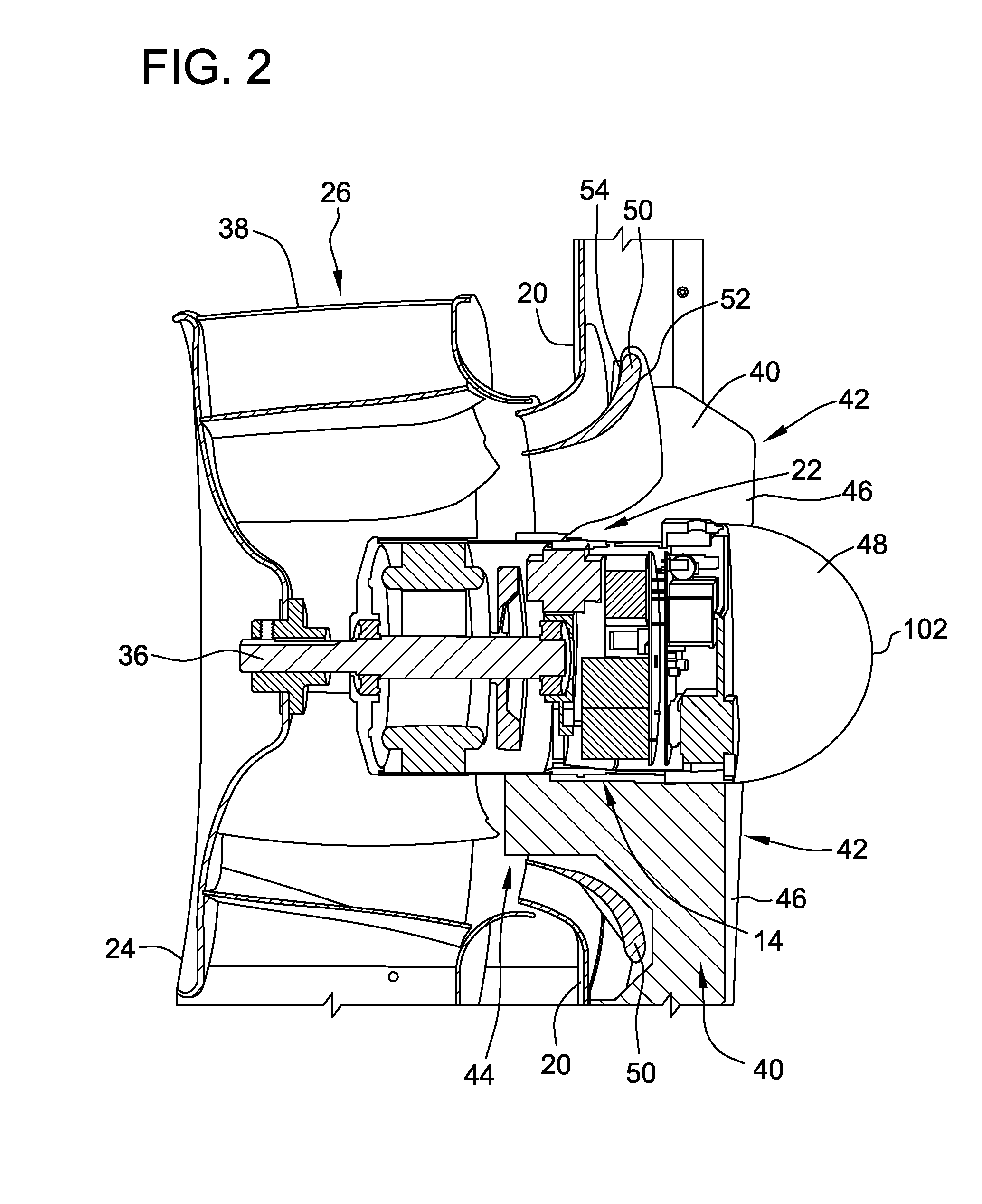 Fan and motor assembly and method of assembling